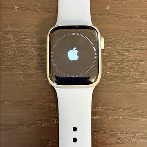 Apple Watch Series 8 41mm Original Pale Blue Silicone Band!